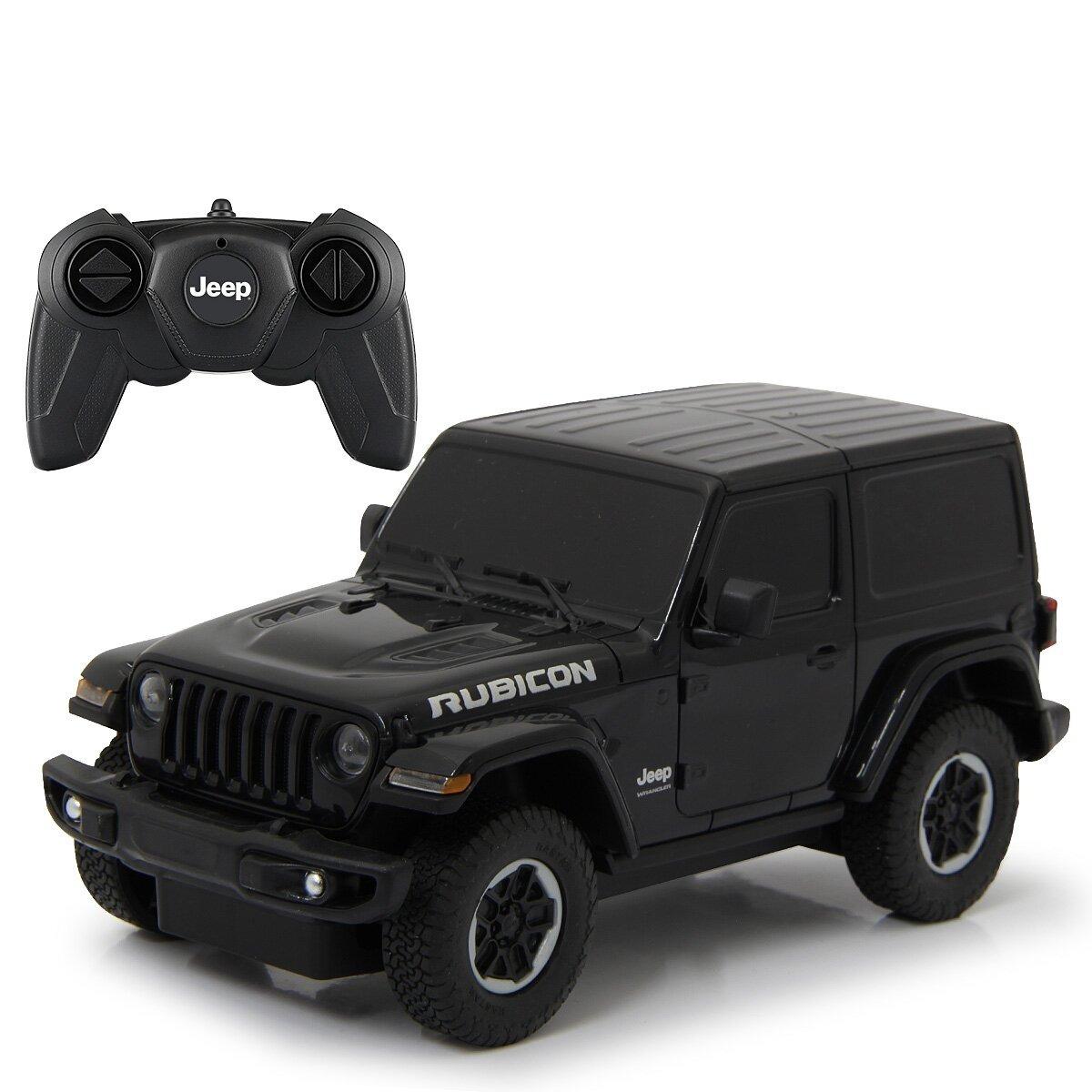 Voiture télécommandée Jeep Wrangler JL 1:24 noir 2,4GHz