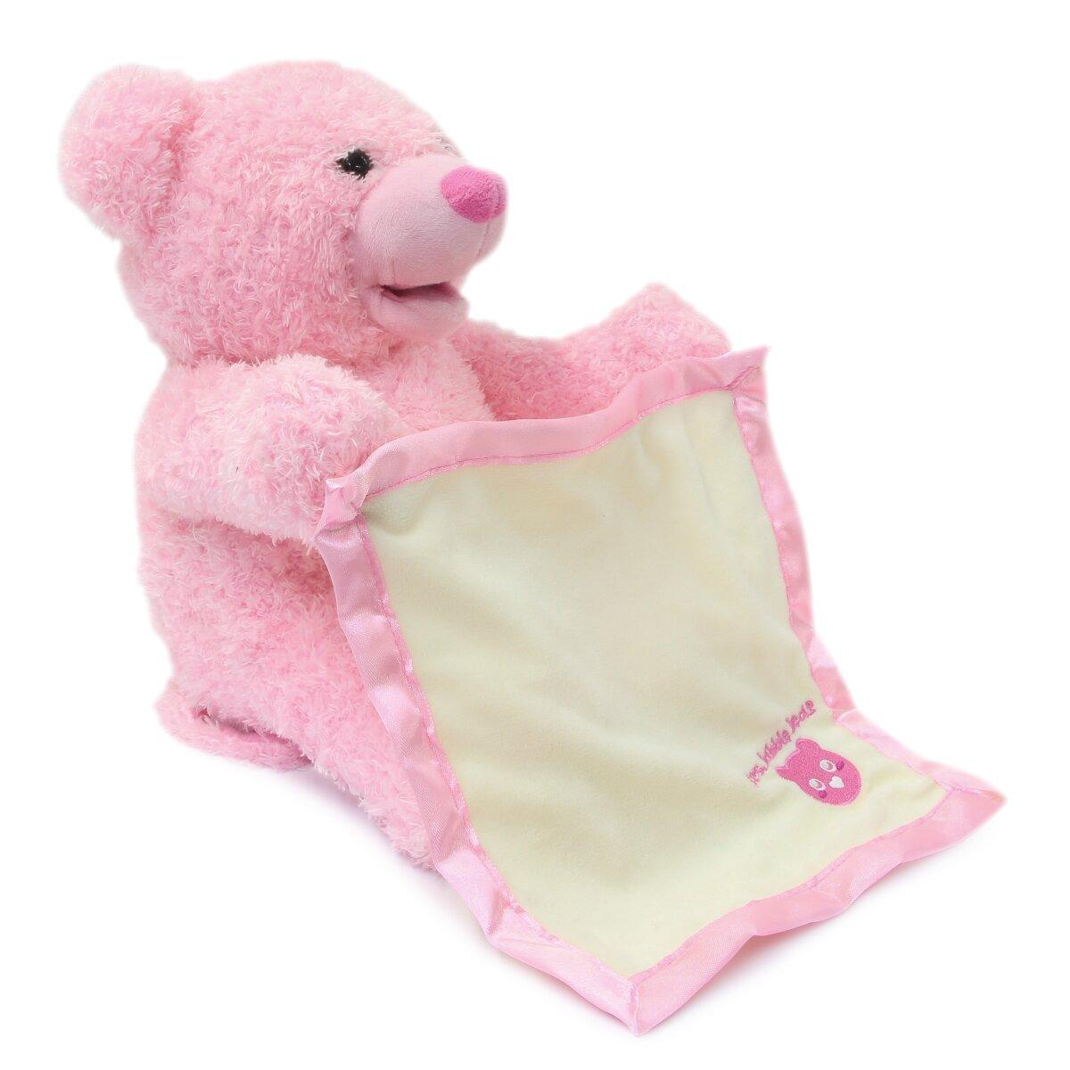 Peluche interactive Mrs. Babble Bear rose