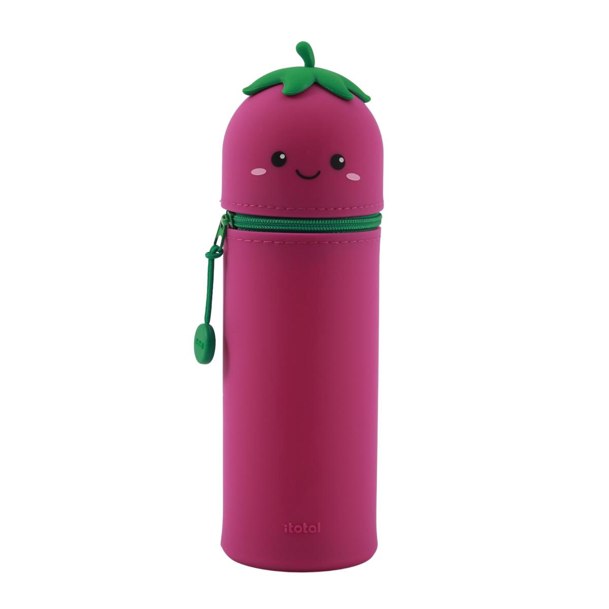 Trousse en silicone ellie eggplant