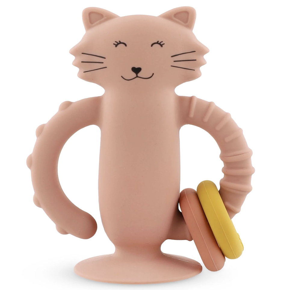 Jouet sensoriel avec ventouse - chat