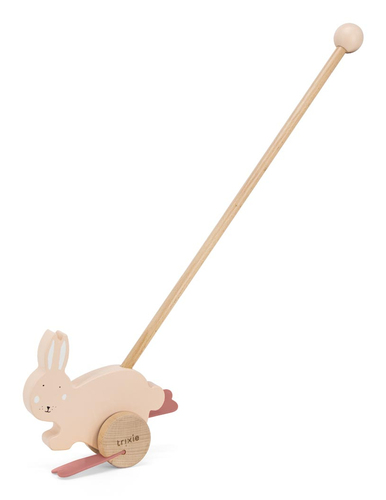 jouet a pousser ne bois - Mrs rabbit