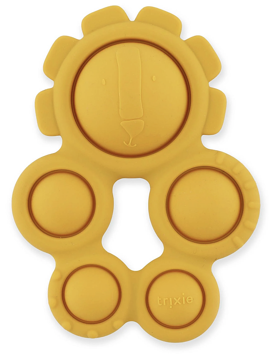 Jouet pop it en silicone - jaune