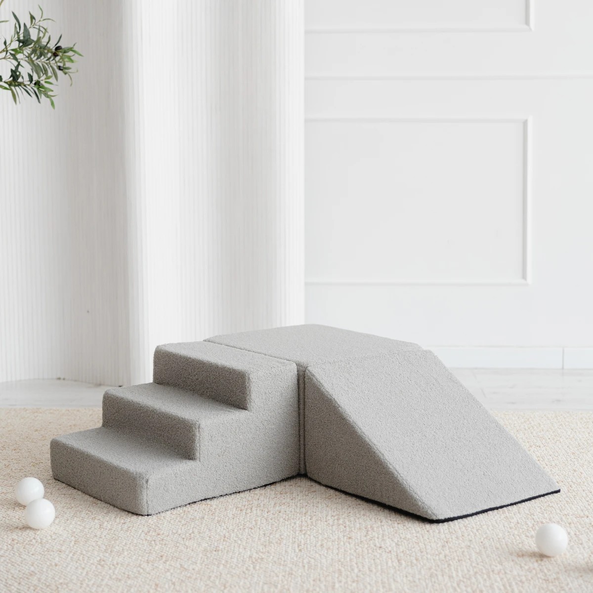 Parcours de motricité 3 modules en mousse — Gris