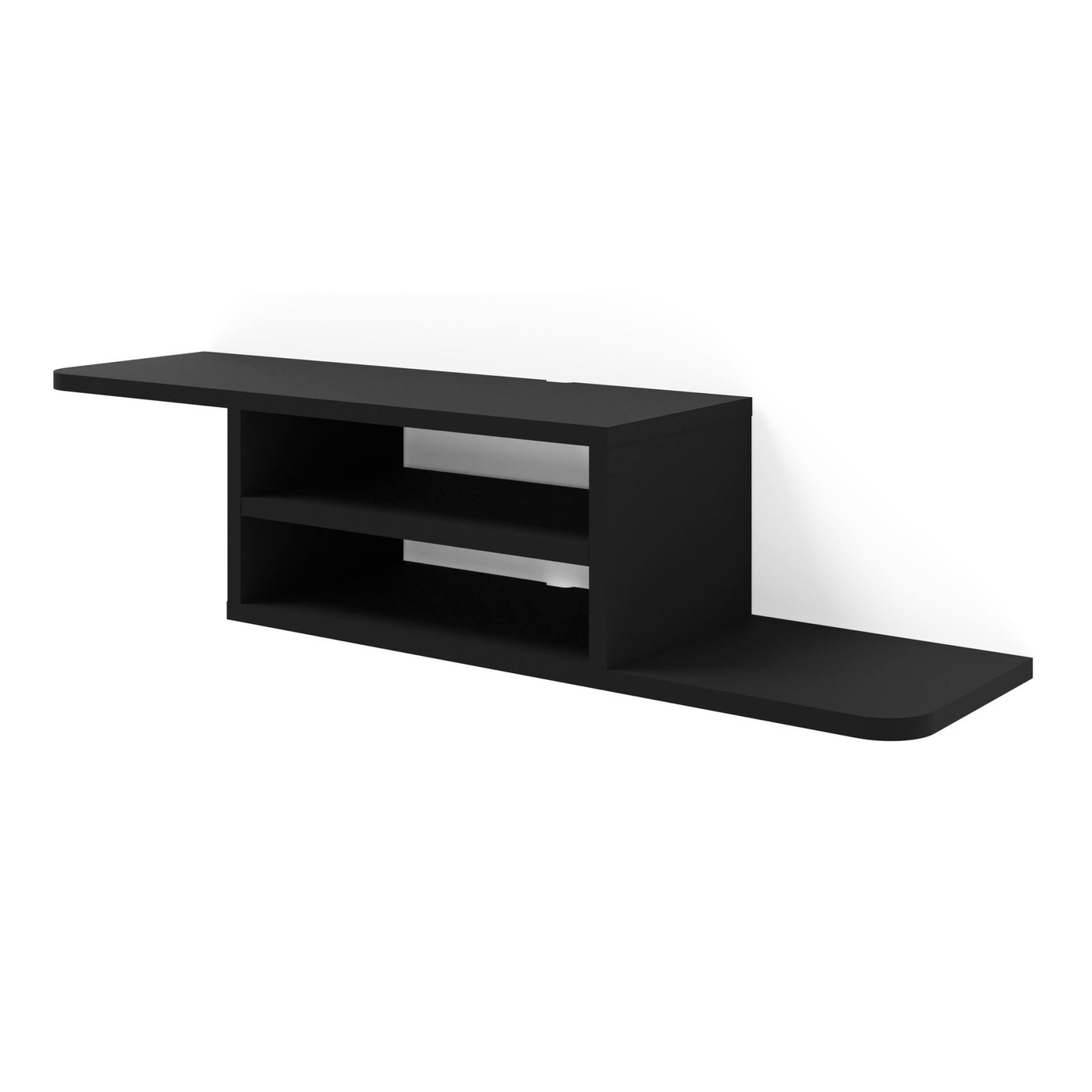 Étagère murale Dedal 90 cm - noir mat