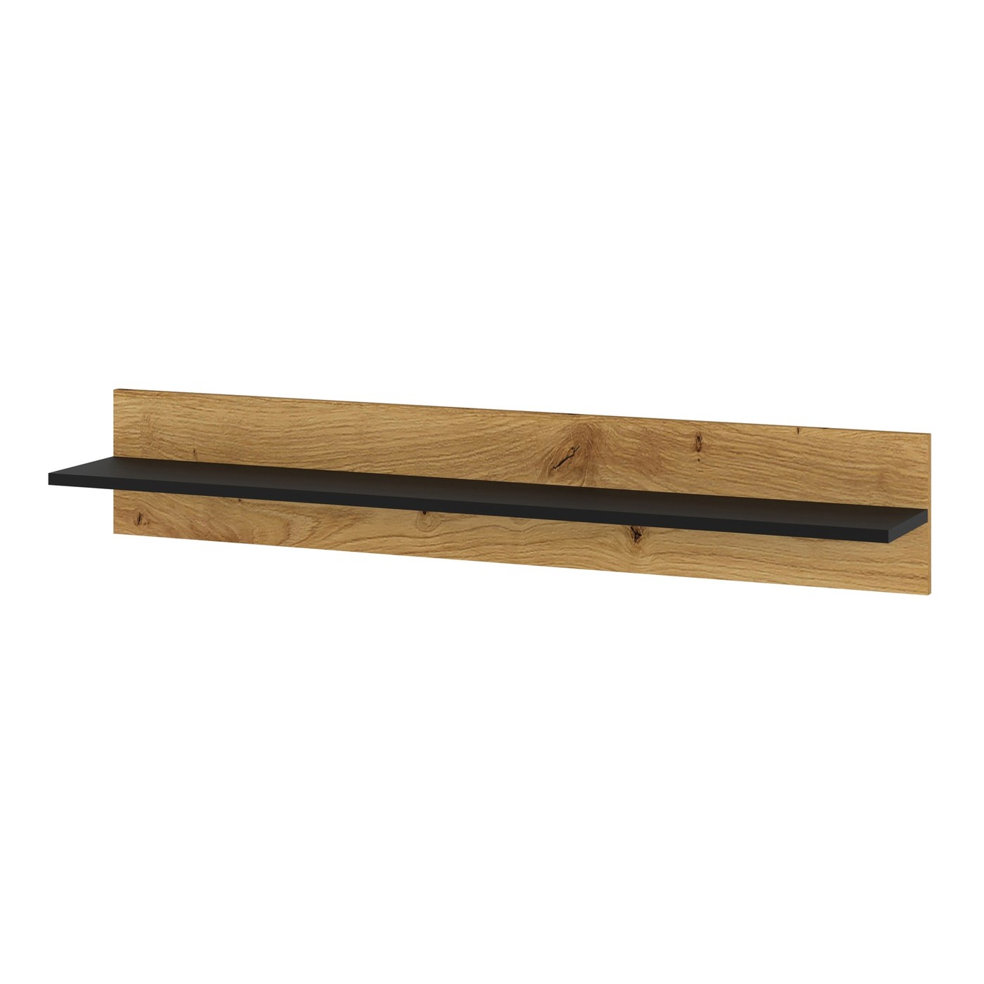 Étagère murale Anette 115 cm - noir mat