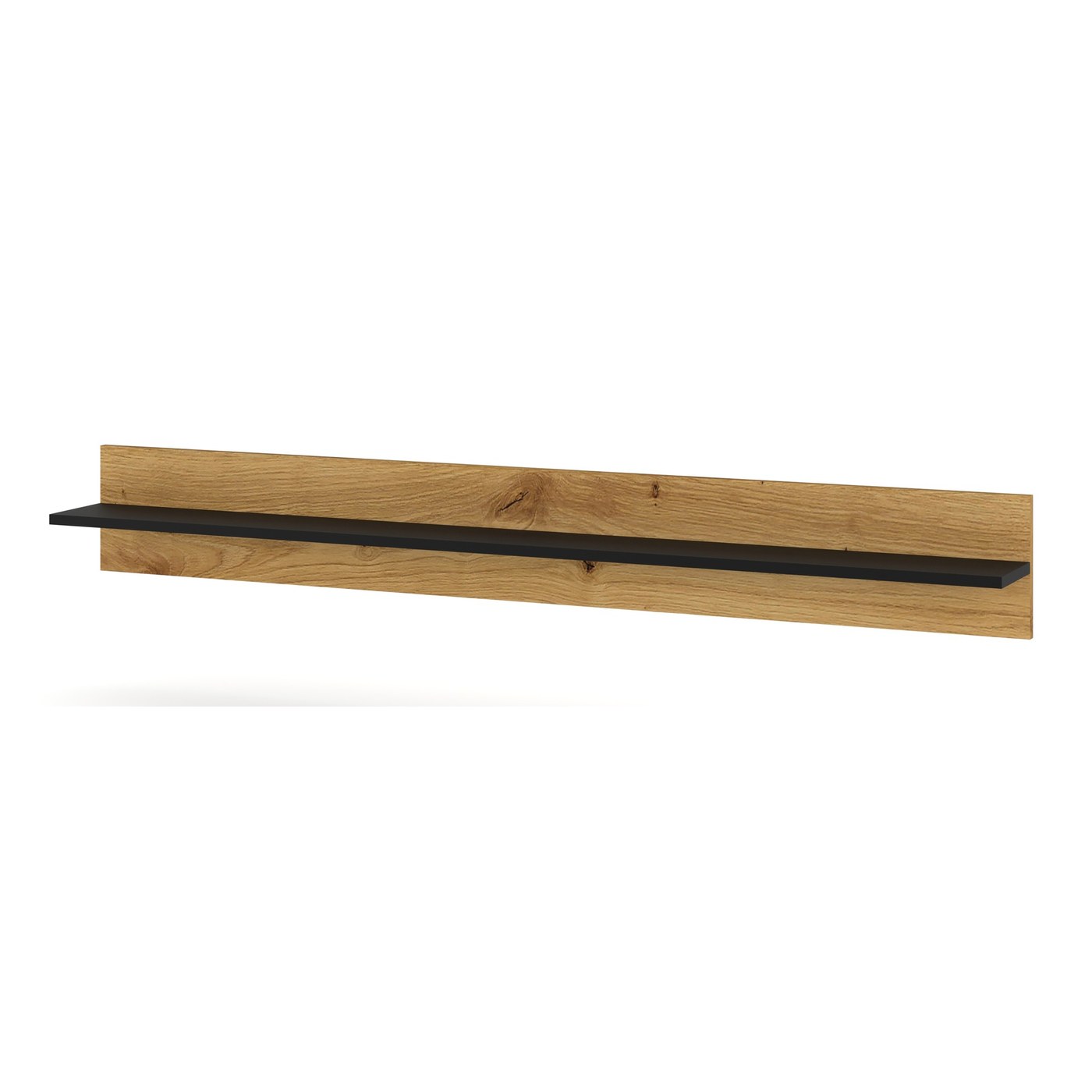 Étagère murale Anette 151 cm - noir mat