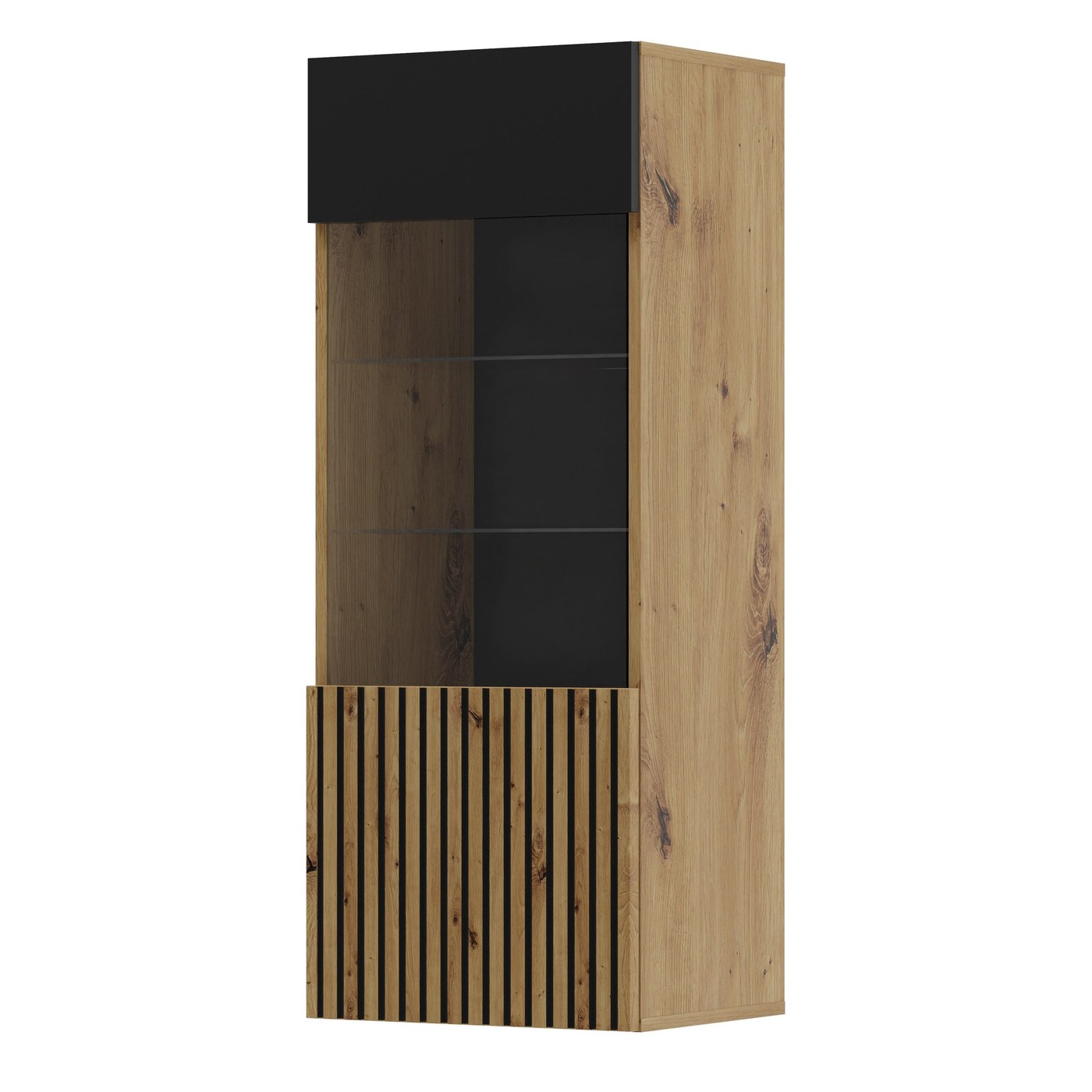 Meuble mural de rangement Auris 45 cm - chêne artisan