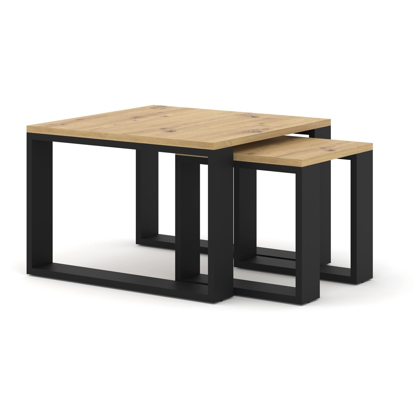 Table basse Nuka 60 cm - chêne artisan