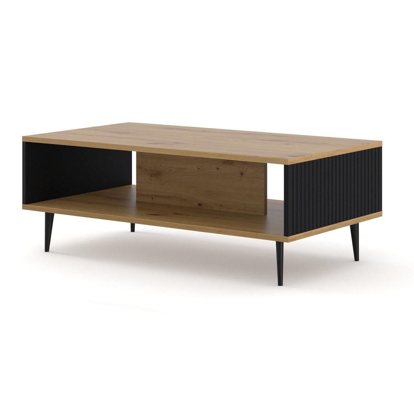 Table basse Ravenna B Foil Mdf 90 cm - chêne artisan