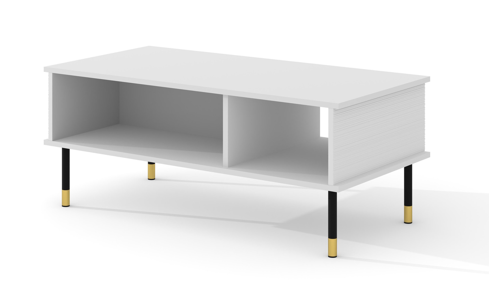 Table basse Sherwood 110 cm - blanc mat