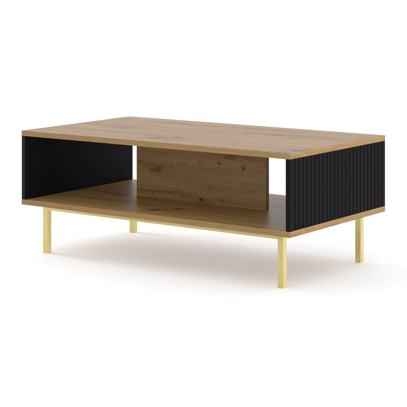 Table basse Ravenna B Foil Mdf 90 cm - chêne artisan