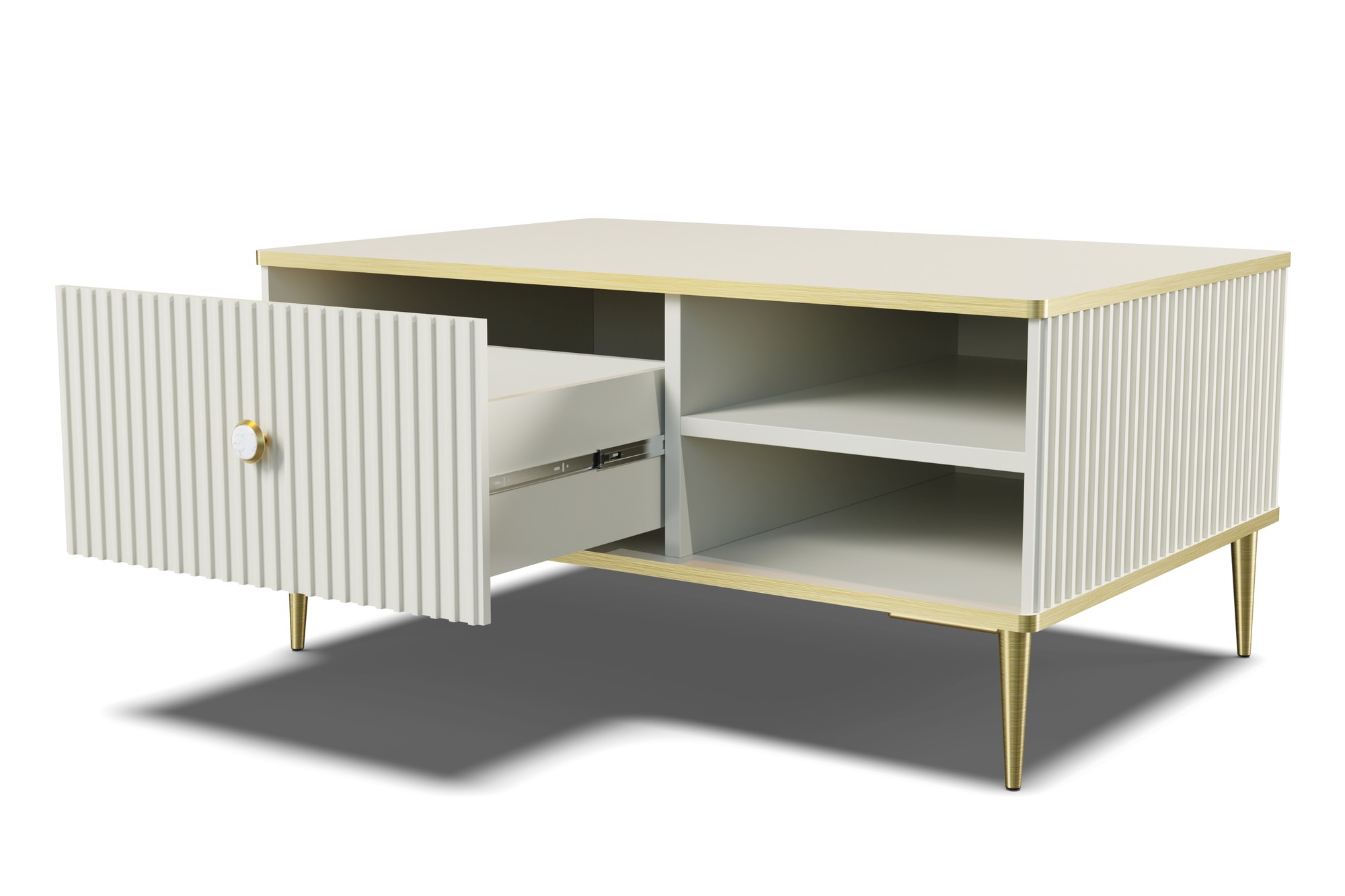 Table basse Petra 90 cm - cachemire