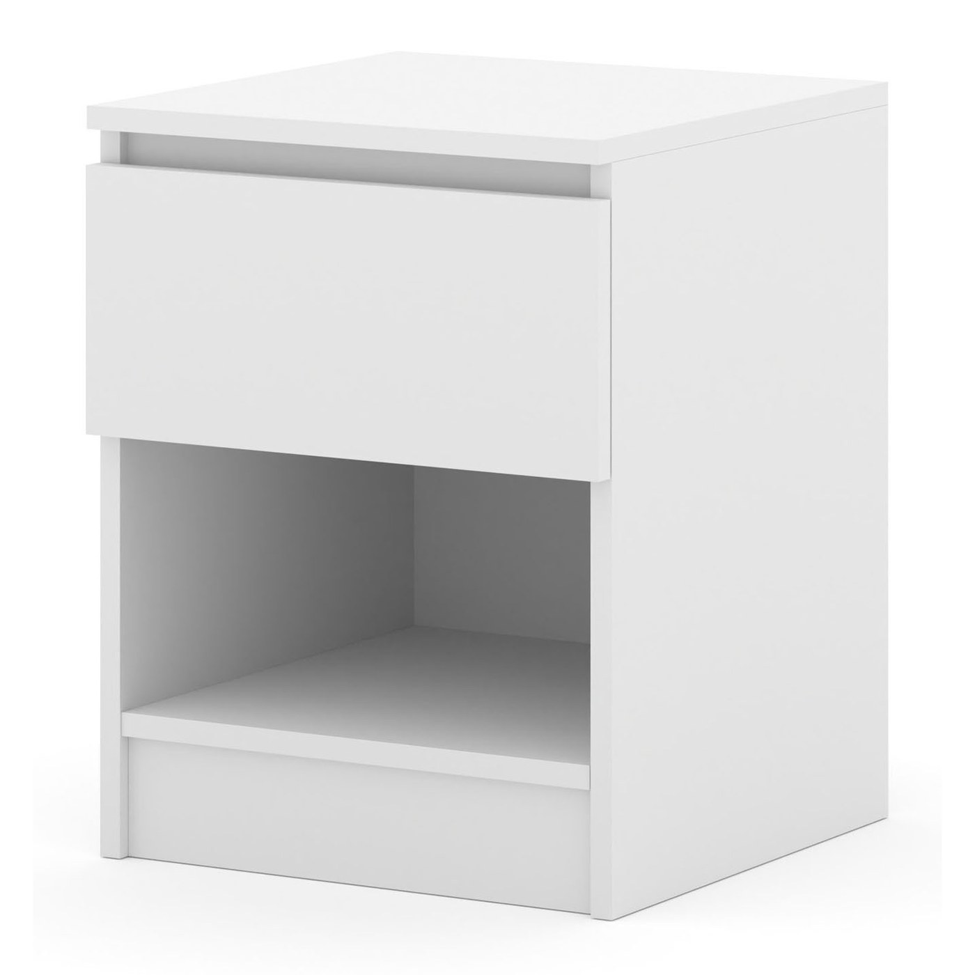 Table de chevet Maja 40 cm - blanc mat