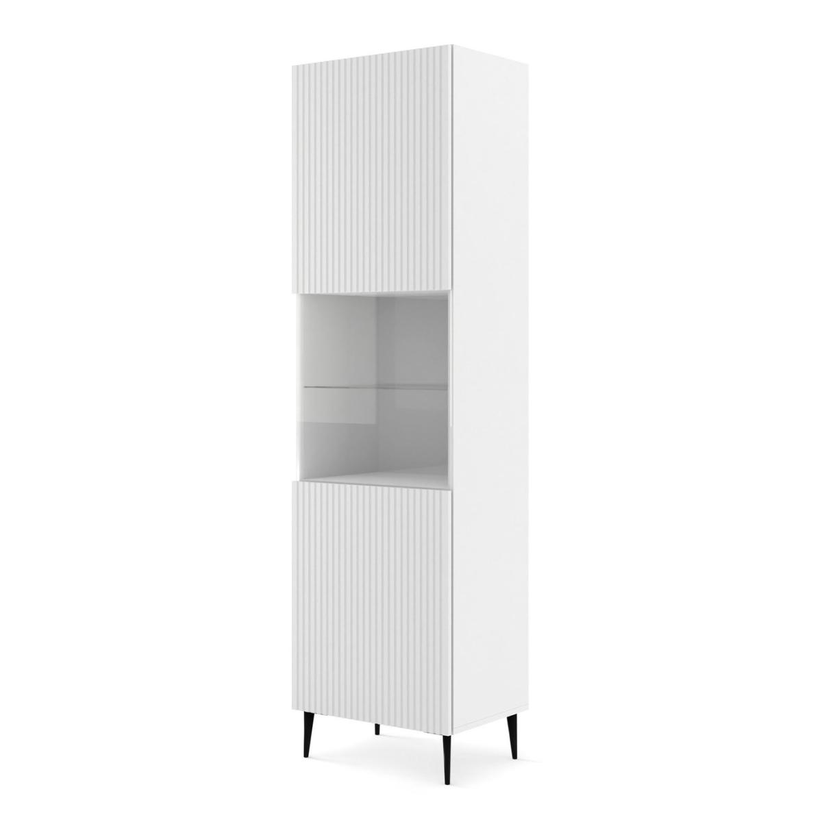 Vitrine Ravenna B Foil Mdf 60 cm - noir mat