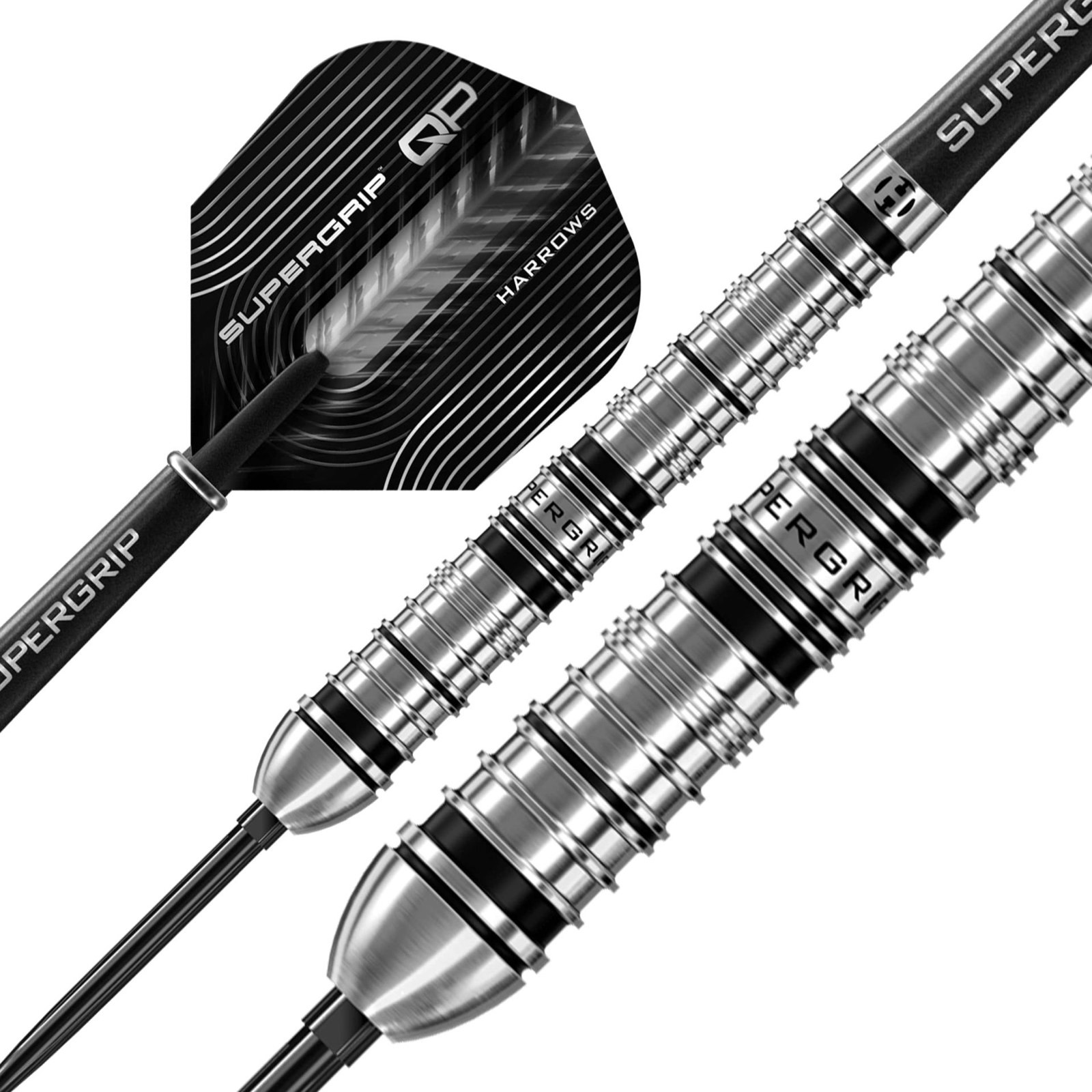 Harrows Fléchettes Supergrip QP 90 pointe acier 22g