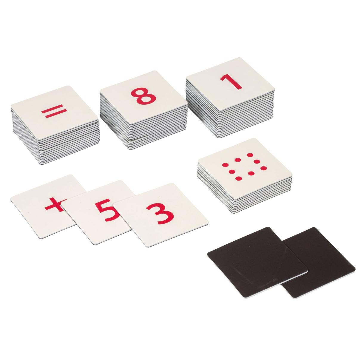 MagGenius Blocs de construction magnétiques — chiffres et symboles — 60 pièces