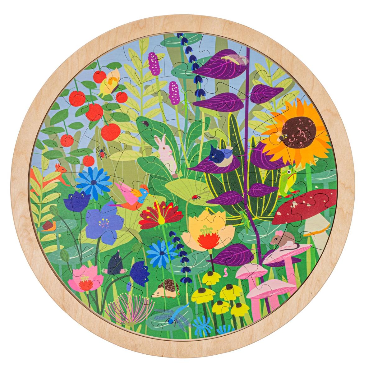 Educo Habitats - jardin — 49 pièces de puzzle