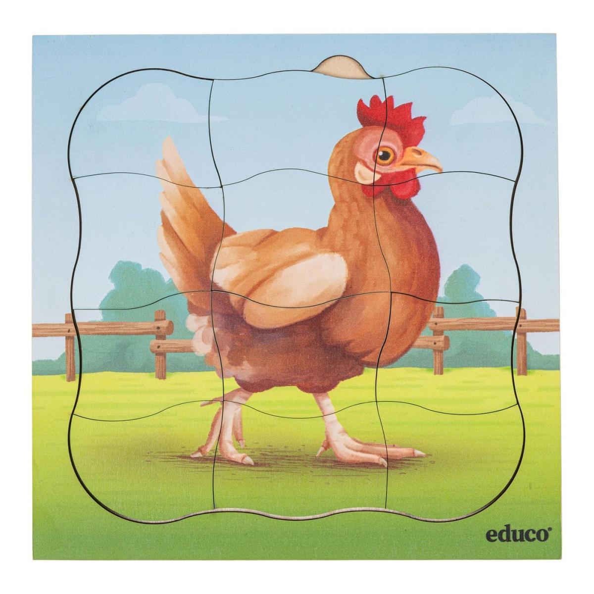 Educo À la ferme - lot combiné — 5 puzzles