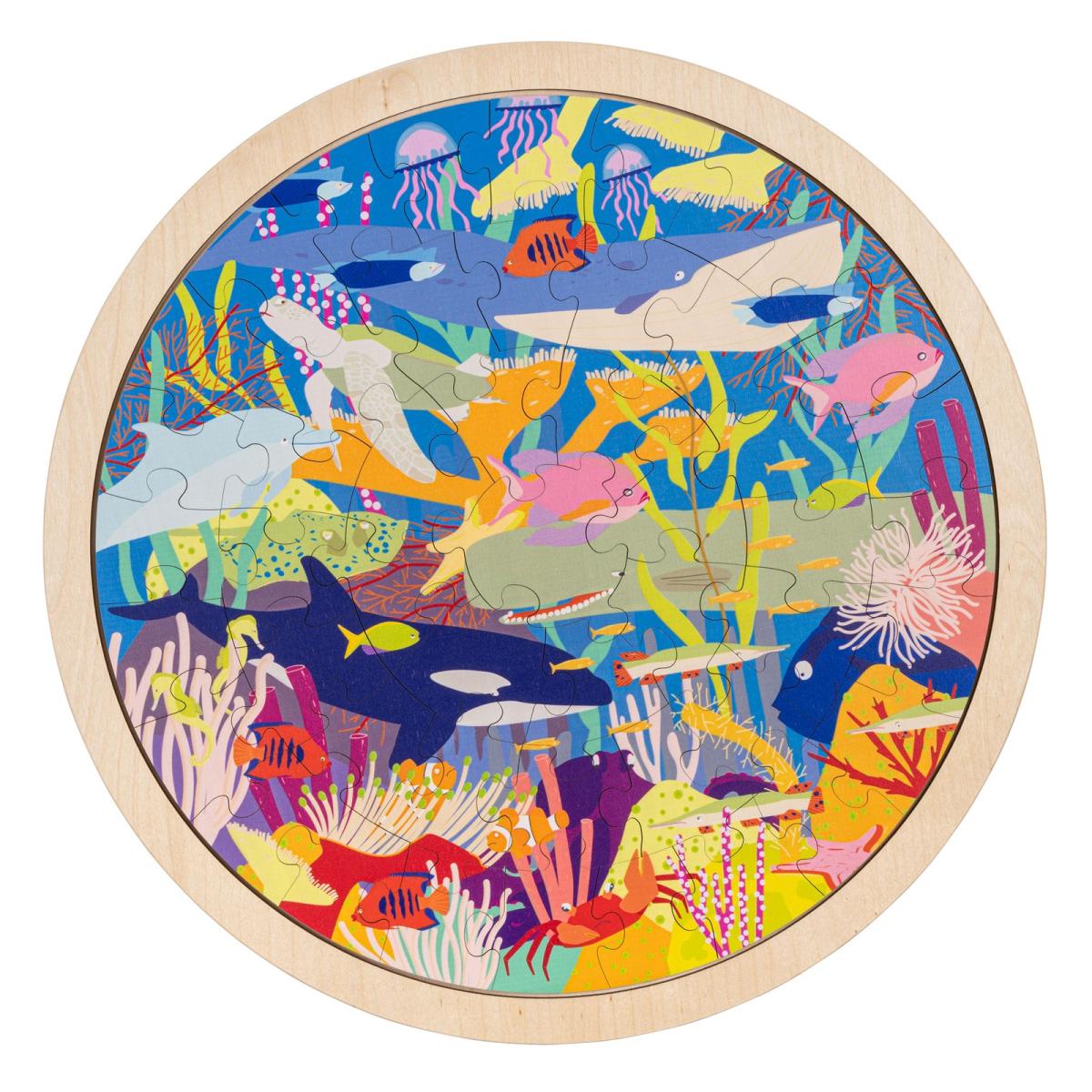 Educo Habitats - mer — 49 pièces de puzzle
