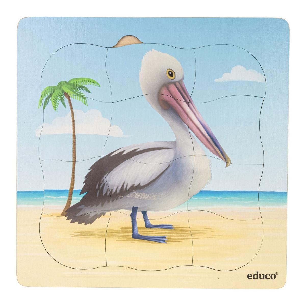 Educo Sur la plage - lot combiné — 5 puzzles