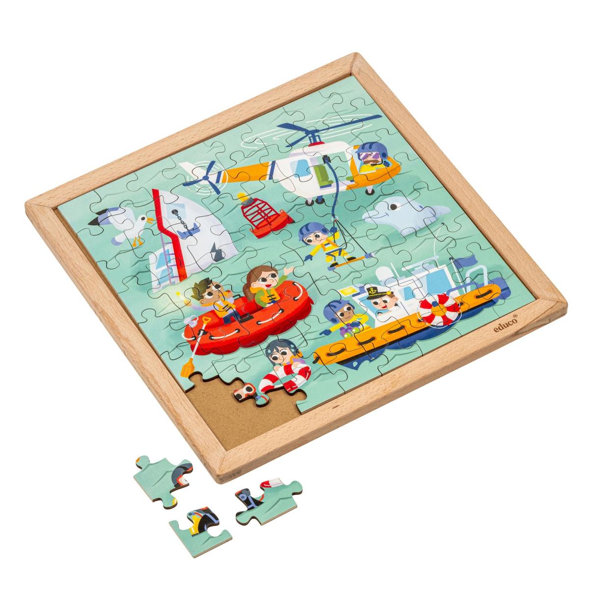 Educo Services d'urgence - garde côtière — 64 pièces de puzzle