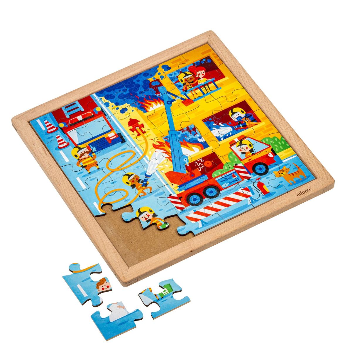 Educo Services d'urgence - pompiers — 36 pièces de puzzle