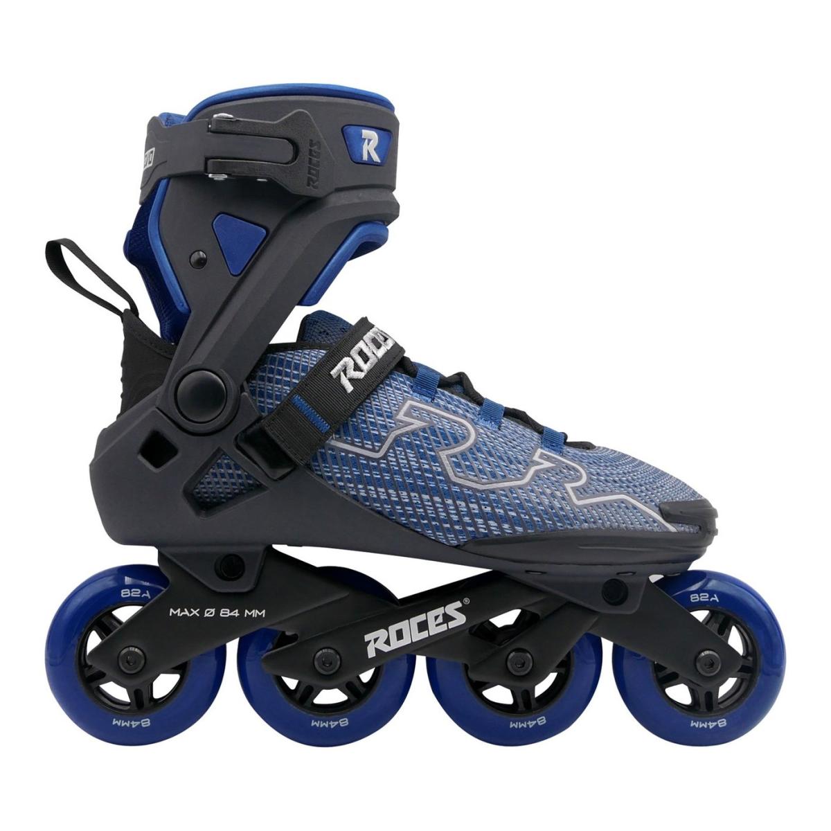 Roller Fitness Roces r-evo 84 noir/bleu/gris T44