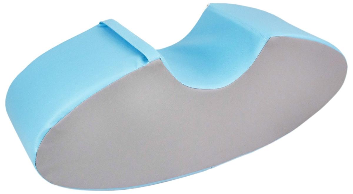 Velinda Balancelle à bascule Bean Rocker — blanc, bleu clair, gris