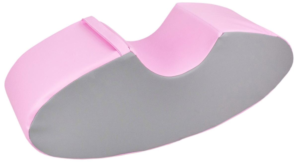 Velinda Balancelle à bascule Bean Rocker — blanc, rose clair, gris