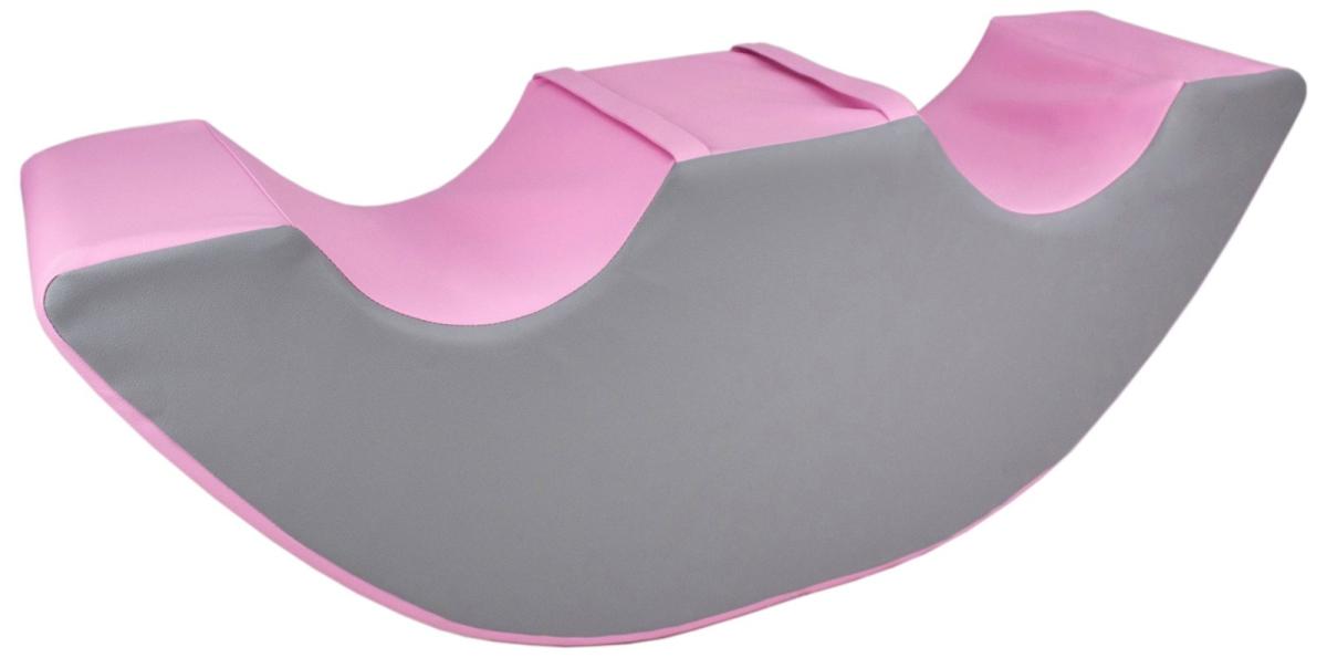 Velinda Balancelle à bascule Bean Rocker Duo — blanc, rose clair, gris