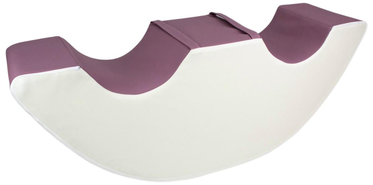 Velinda Balancelle à bascule Bean Rocker Duo — blanc, gris, violet