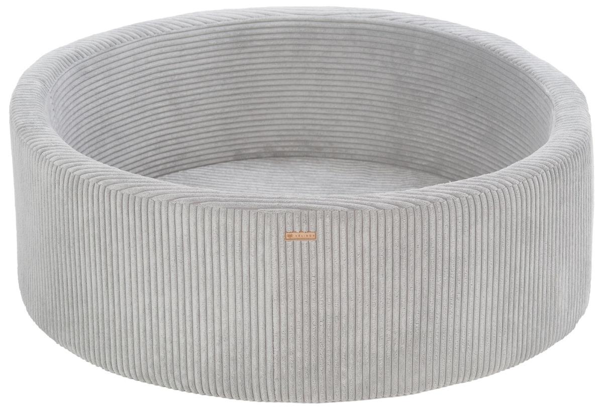 Velinda Piscine sans balles en velours côtelé, 90 cm — gris
