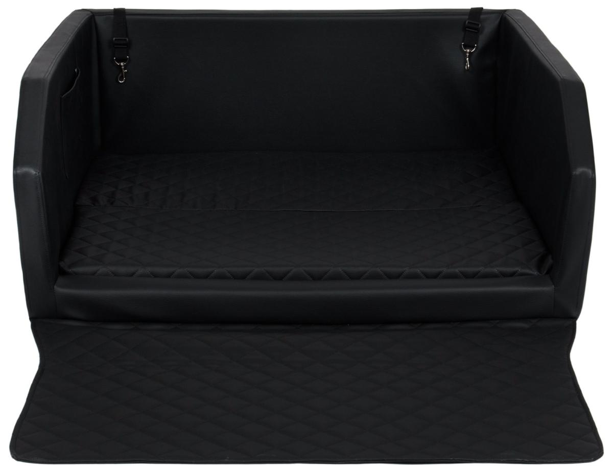 Velinda Panier de voiture pour chien 100x90 cm — noir