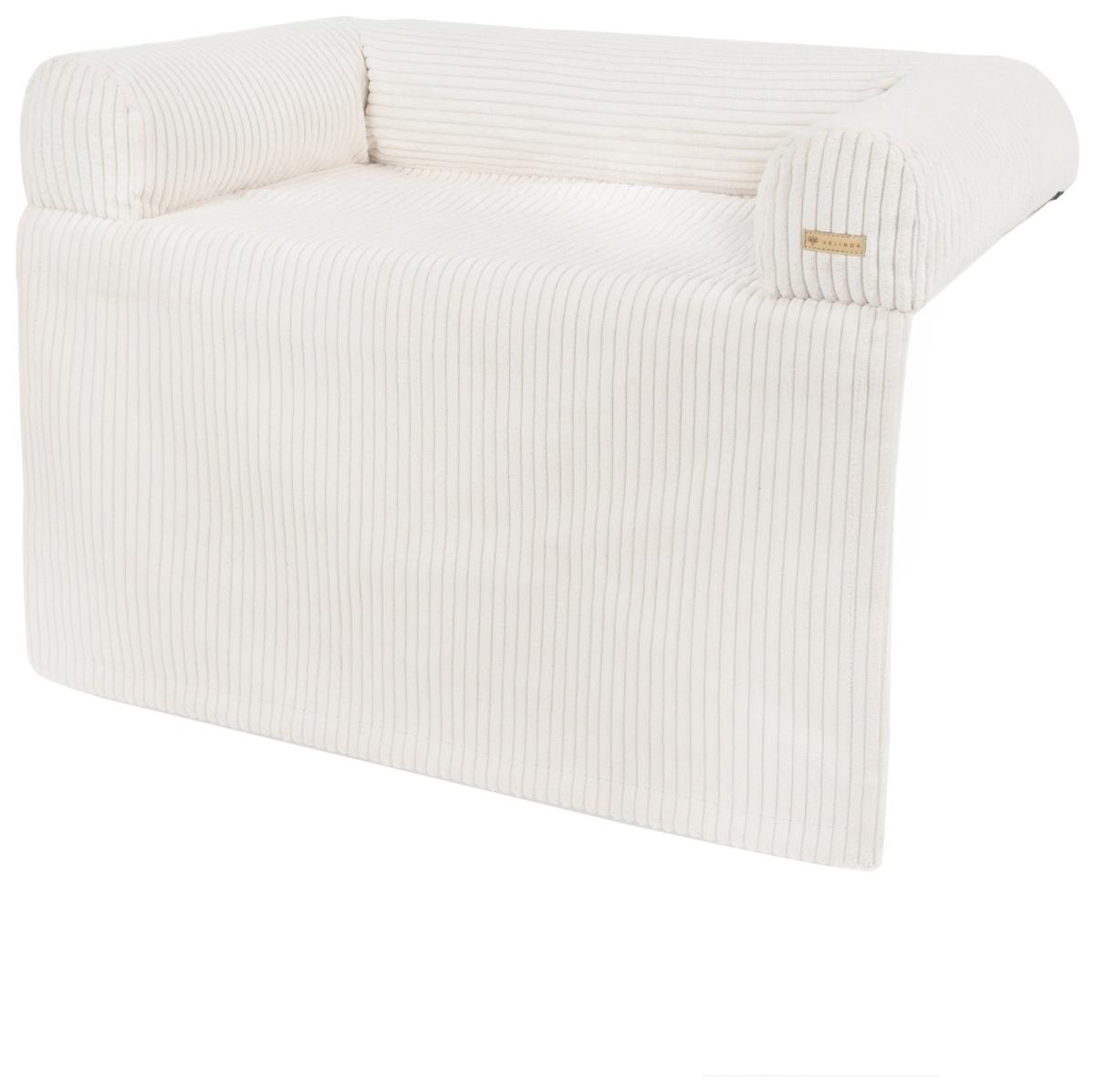 Velinda Panier pour chien et chat sur canapé — crème-b (velours côtelé)