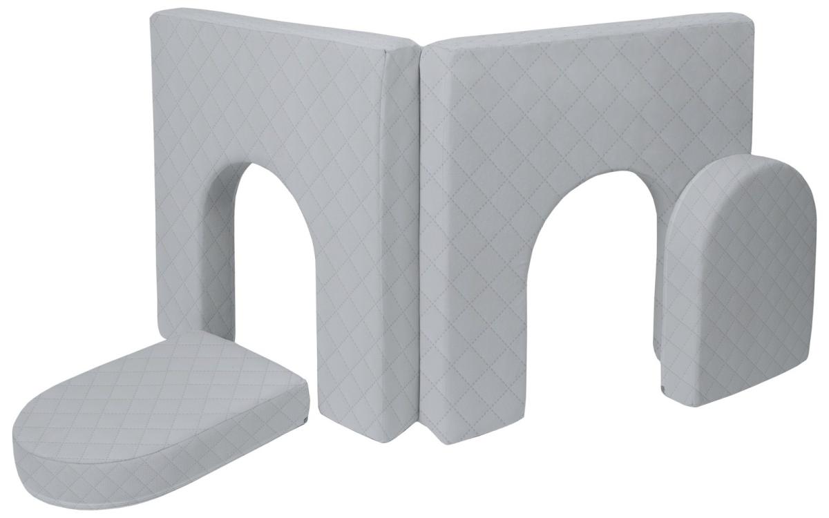 Velinda Module complémentaire pour canapé modulable en mousse — gris (matelassé)