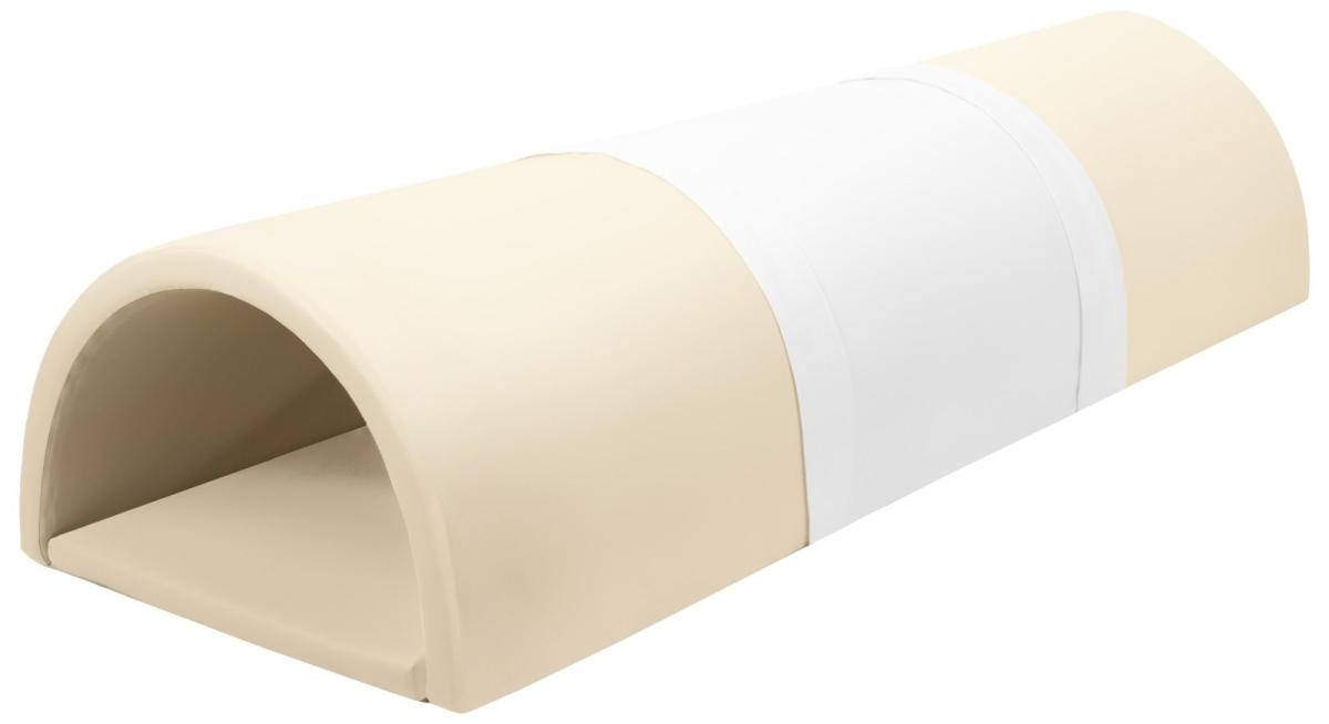 Velinda Tunnel en I, 3 pièces en mousse — blanc, cappuccino