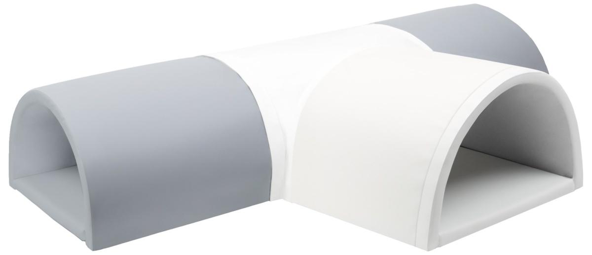 Velinda Tunnel en T 4 pièces en mousse — blanc,gris