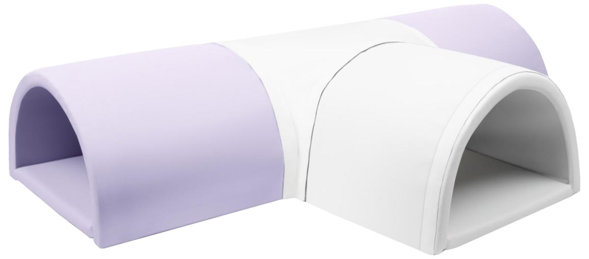 Velinda Tunnel en T 4 pièces en mousse — blanc, lilas