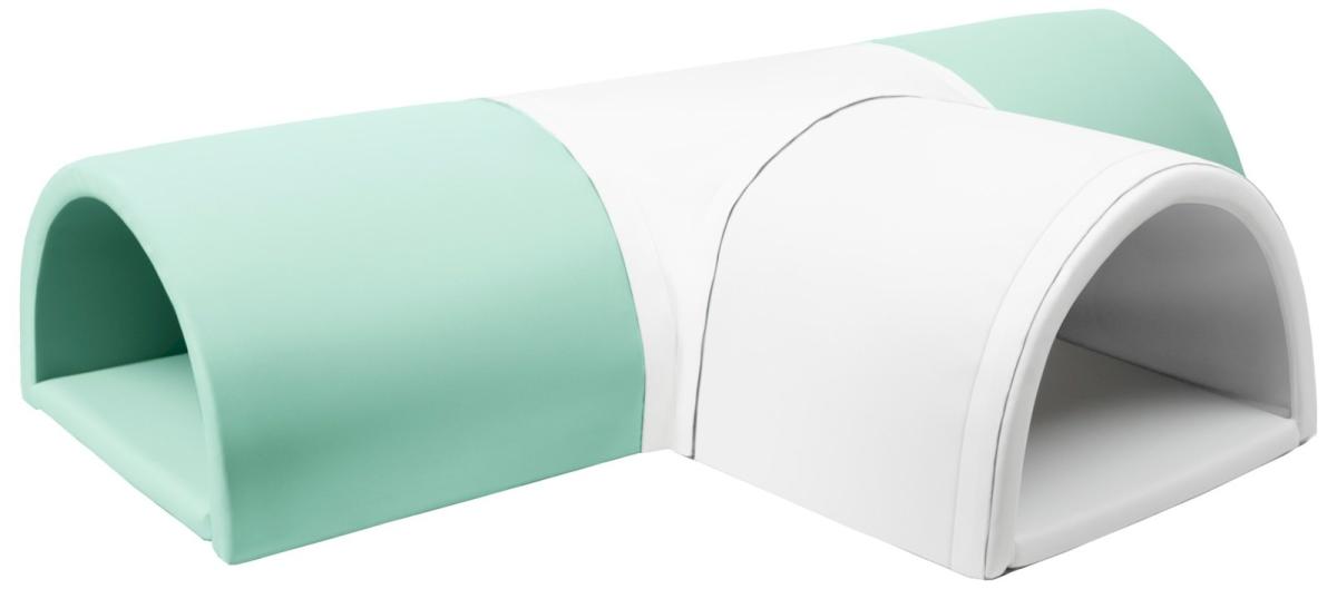 Velinda Tunnel en T 4 pièces en mousse — blanc, Menthe