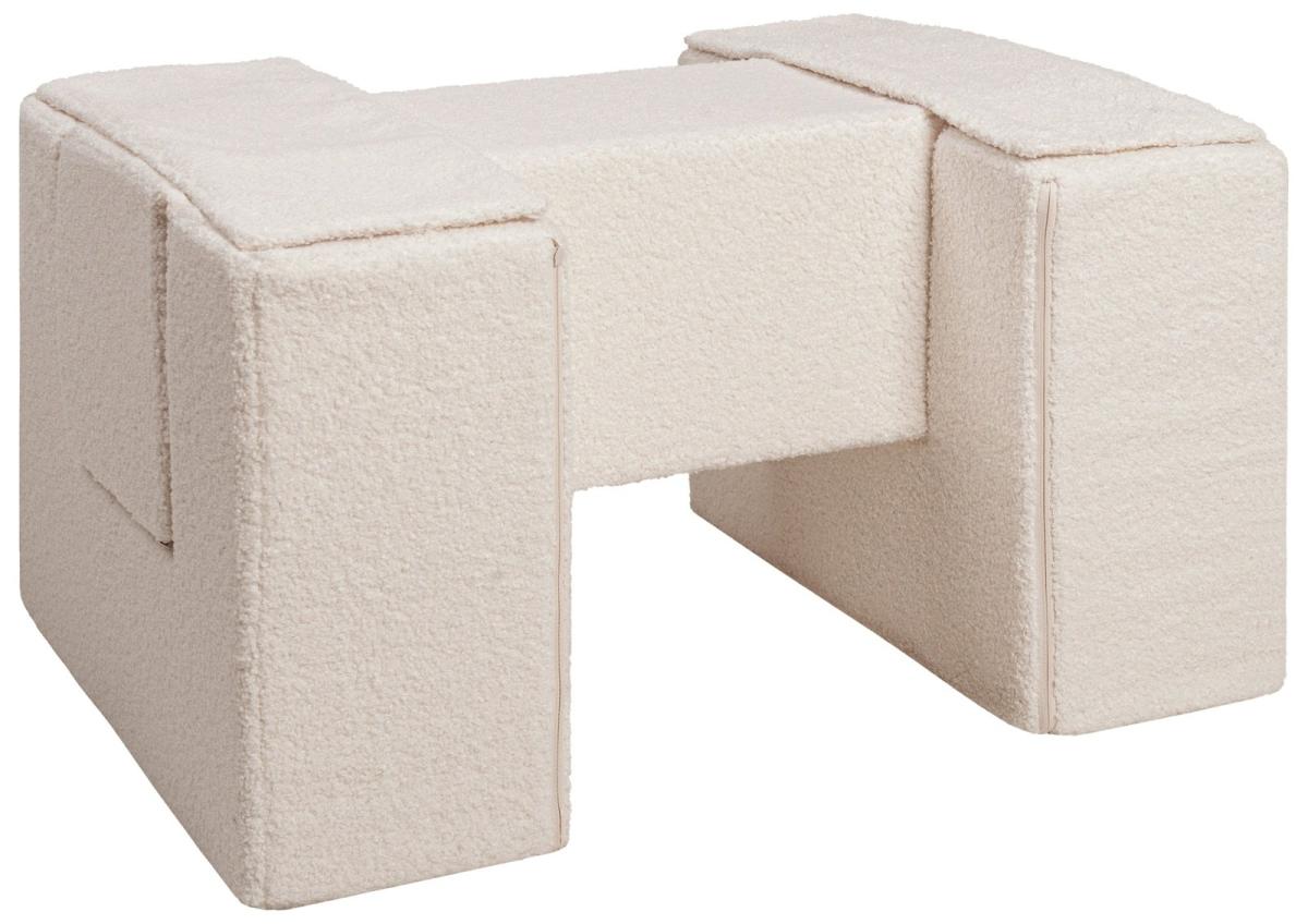 Velinda Ensemble passerelle (3 grands blocs de mousse) en boucle — cappuccino