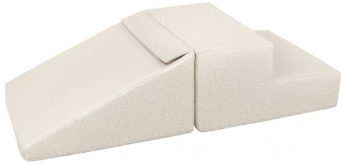 Velinda Ensemble mini-toboggan (2 grands blocs de mousse) — cappuccino