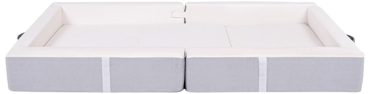 Velinda Lit de voyage pliable pour enfant — blanc,gris