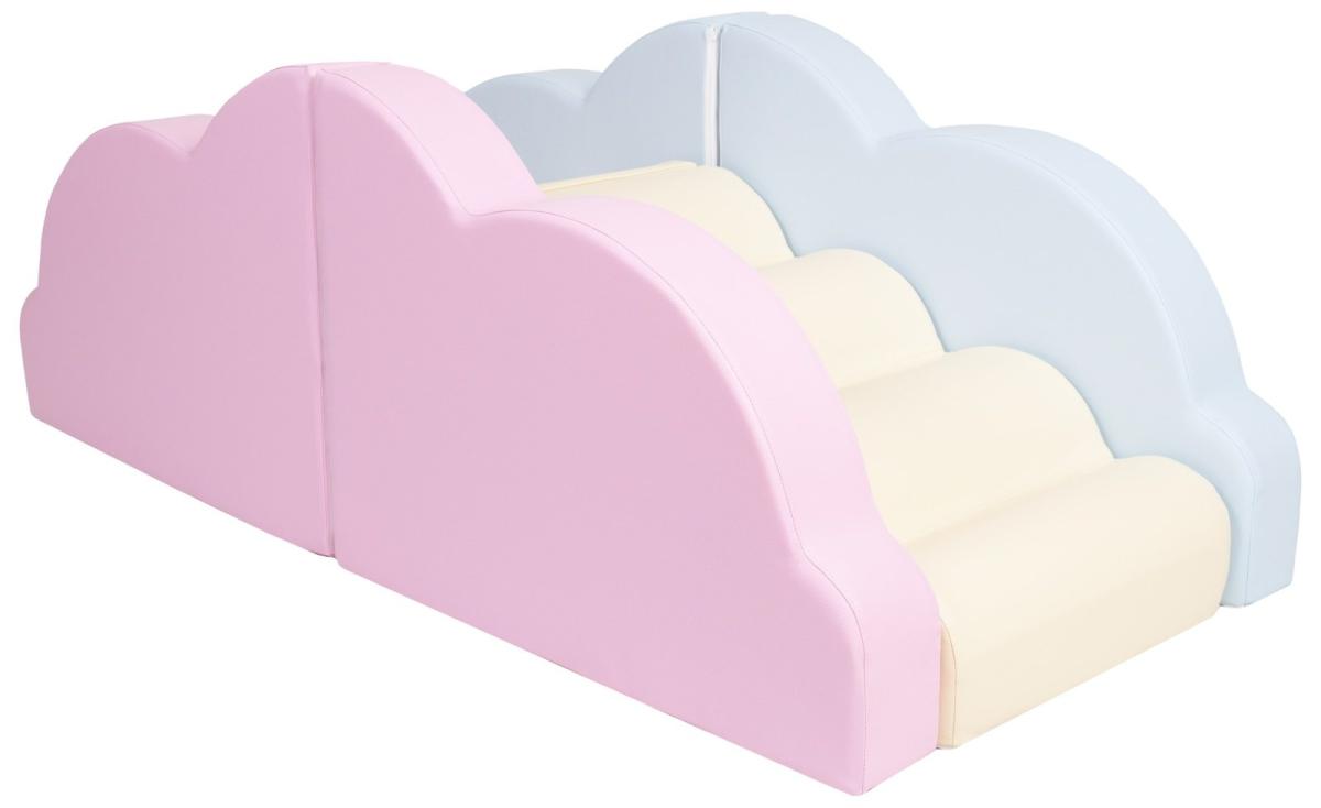 Velinda Ensemble nuage, blocs en mousse pour le jeu, crèches, écoles maternelles, jouets — rose,…