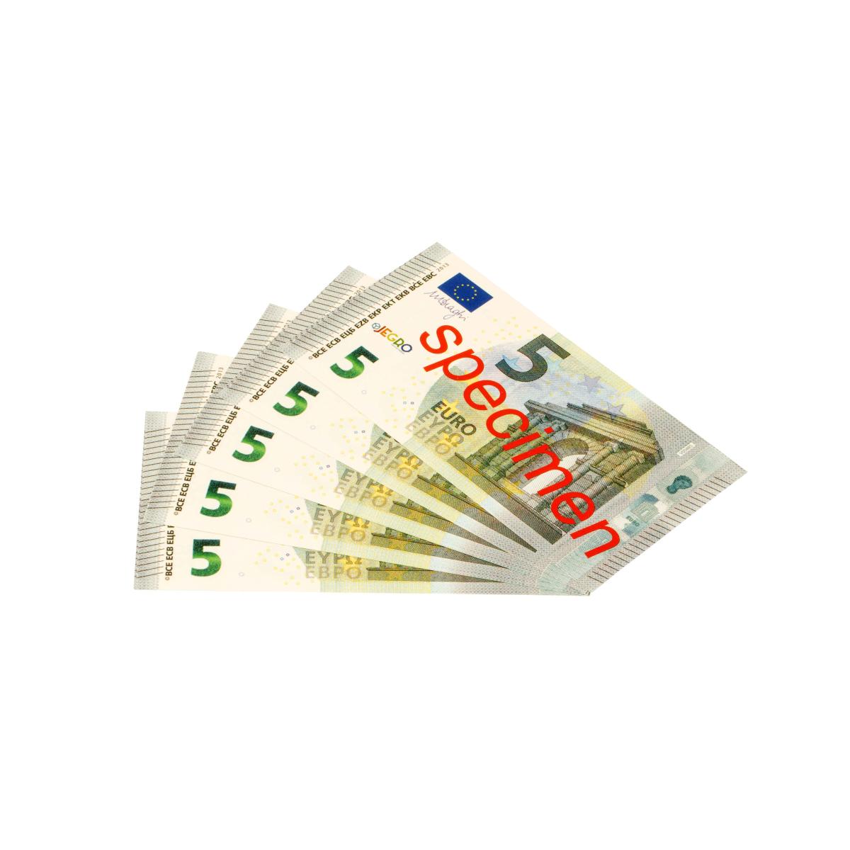 Educo Euro billets - 5 euros — 100 pièces