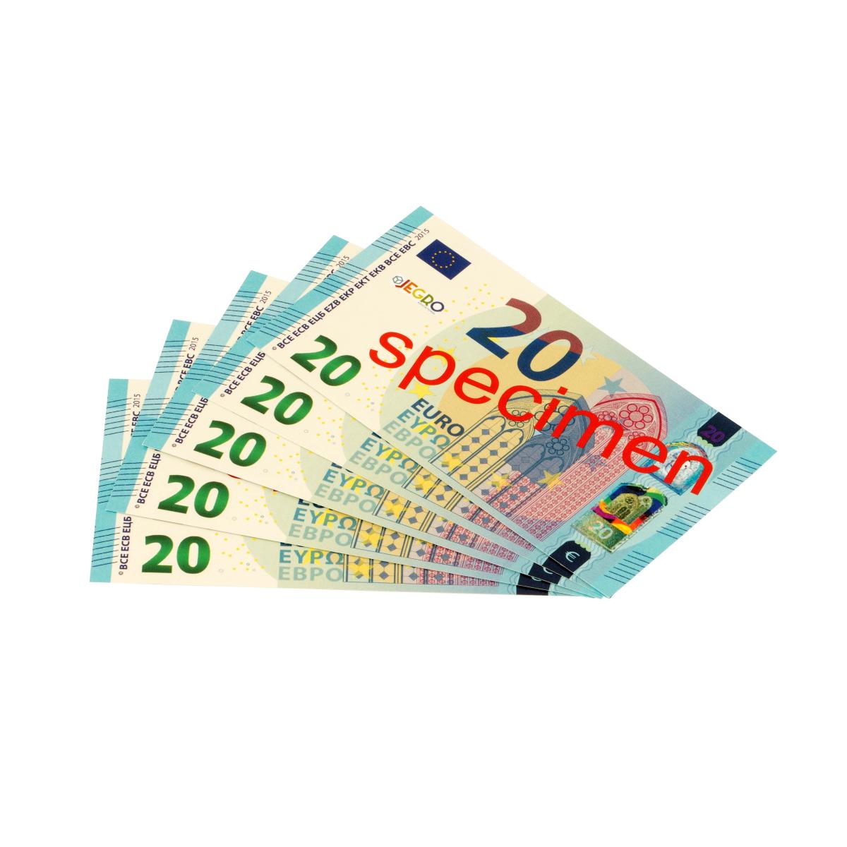 Educo Euro billets - 20 euros — 100 pièces