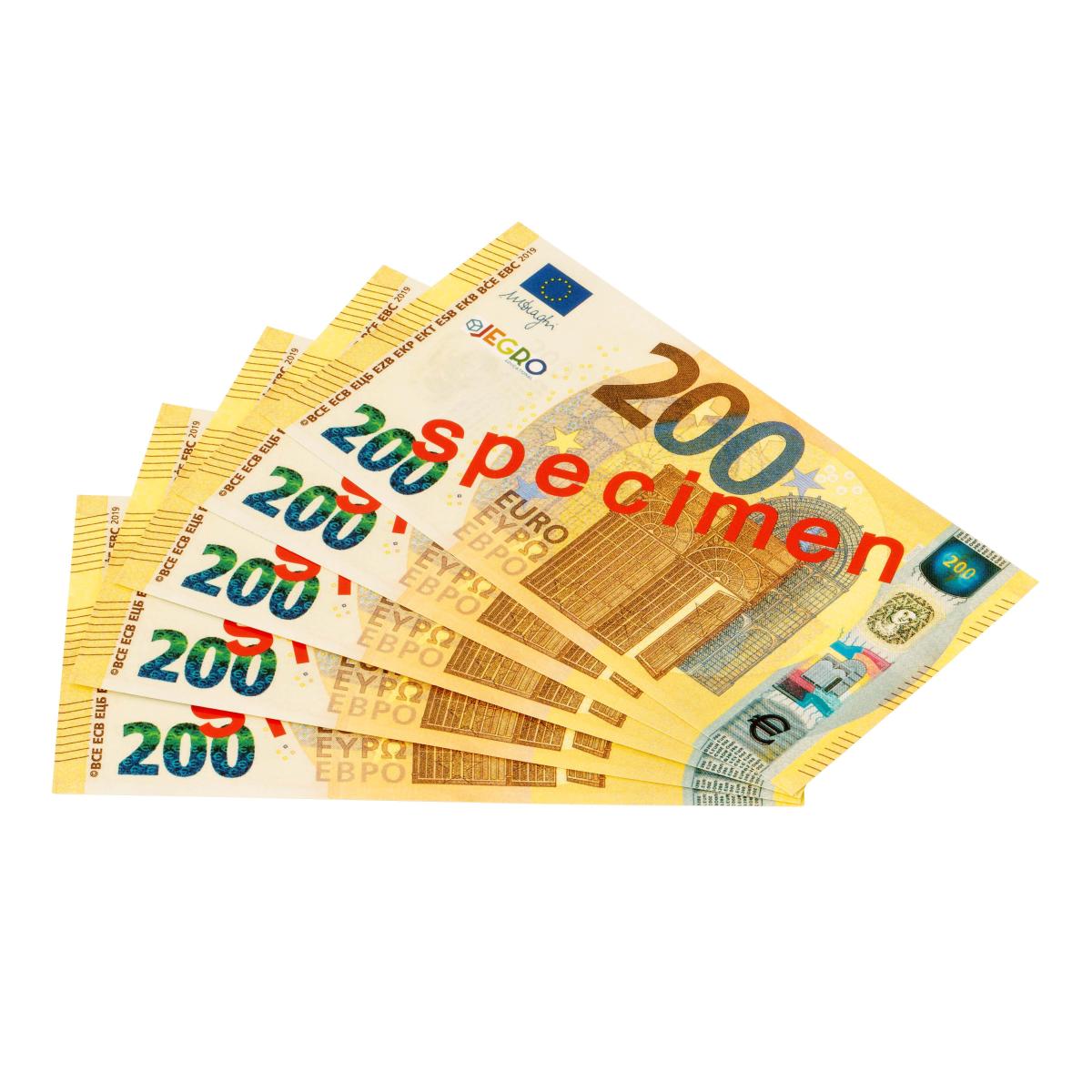 Educo Euro billets - 200 euros — 100 pièces