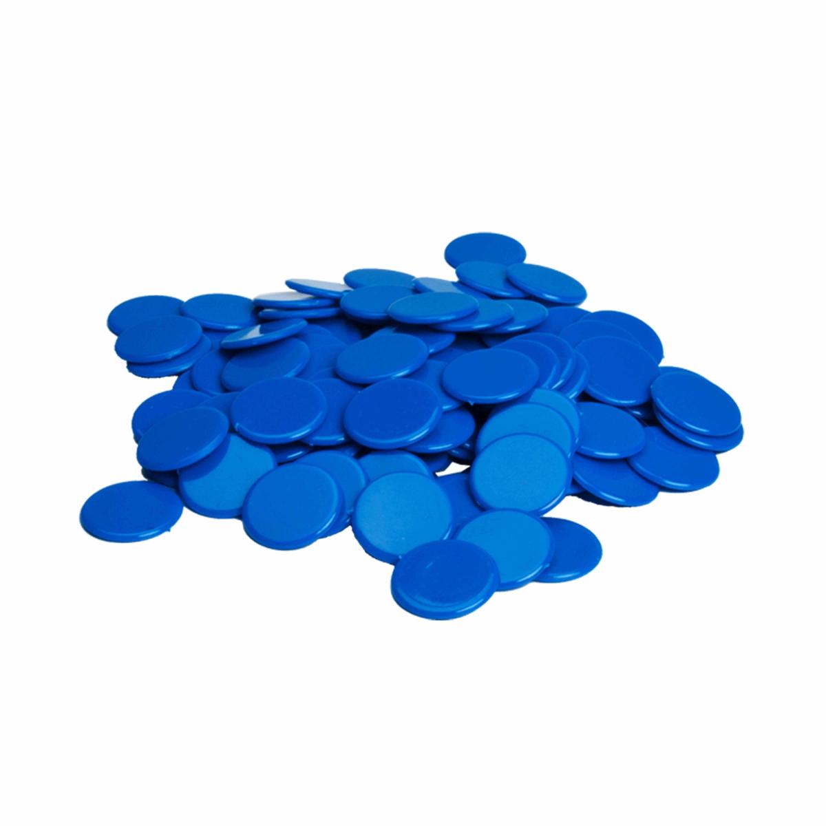 Educo Jetons - bleu — 100 pièces