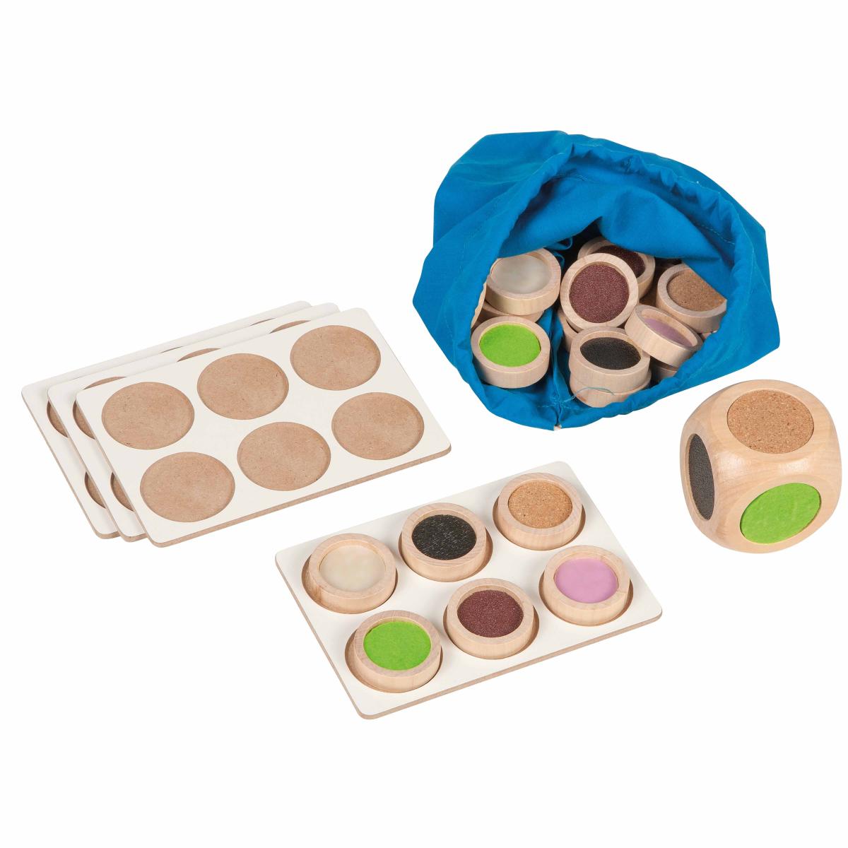 Educo Jeu de dés tactiles — 29 éléments