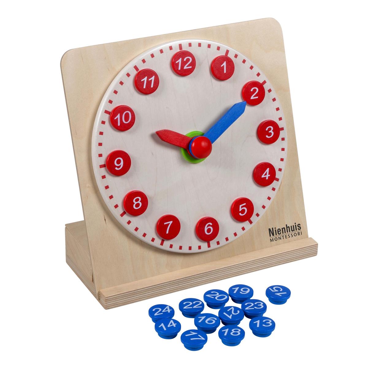 Educo Horloge avec aiguilles mobiles