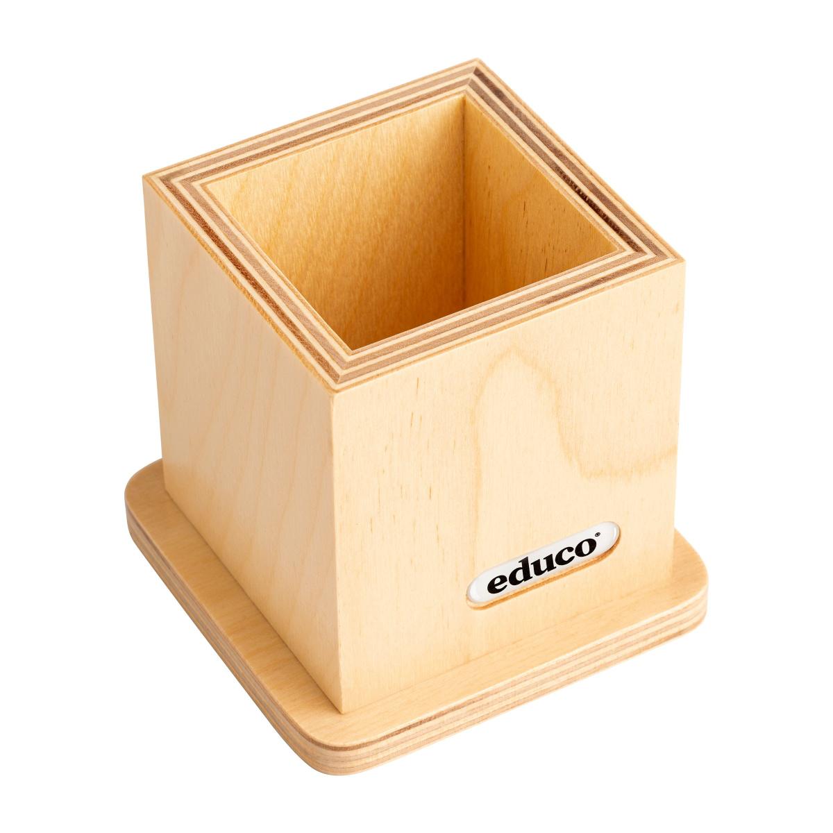 Heutink Container de crayon verni naturel